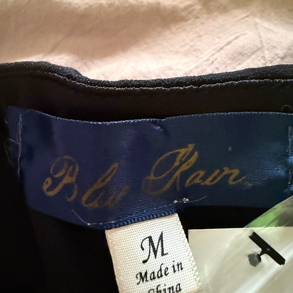 Blue Rain Midnight Black Sequin Skirt size M - Picture 8 of 12